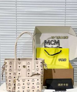 MCM Tote Toth bags, shopping bags 1:1