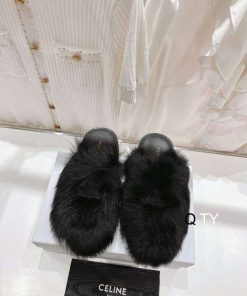 Celine Fur Saddles Ts