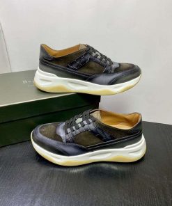 Berluti Male Low Top Sneakers